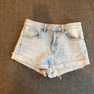 PacSun Light Blue Denim Cutoff Shorts
